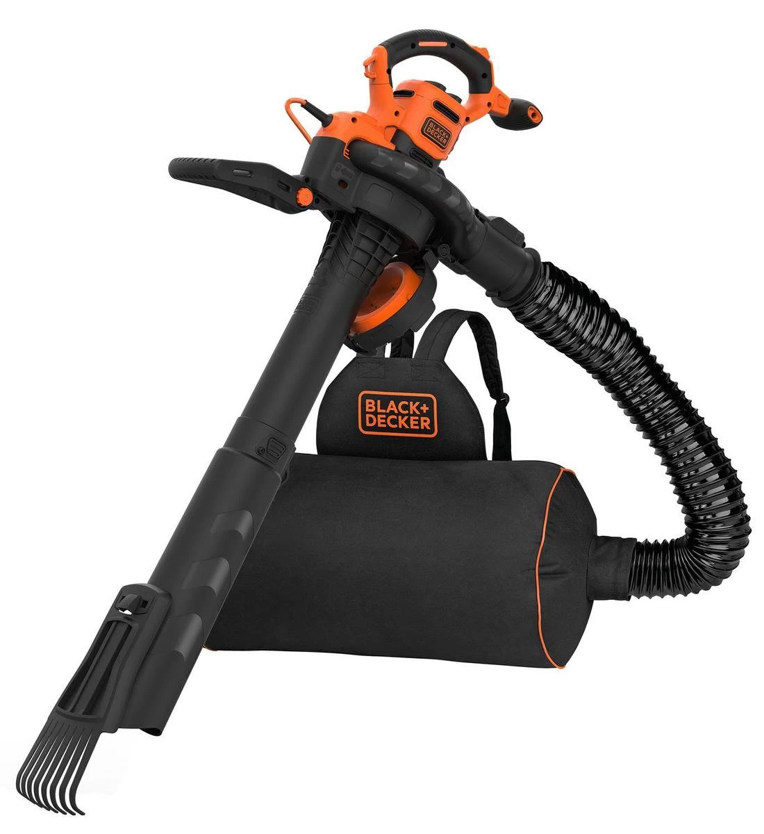 Black & Decker BLACK+DECKER BEBLV301 Bladblazer - Blaas En Zuigfunctie - Rugzak Als Opvangzak - Afbeelding 2