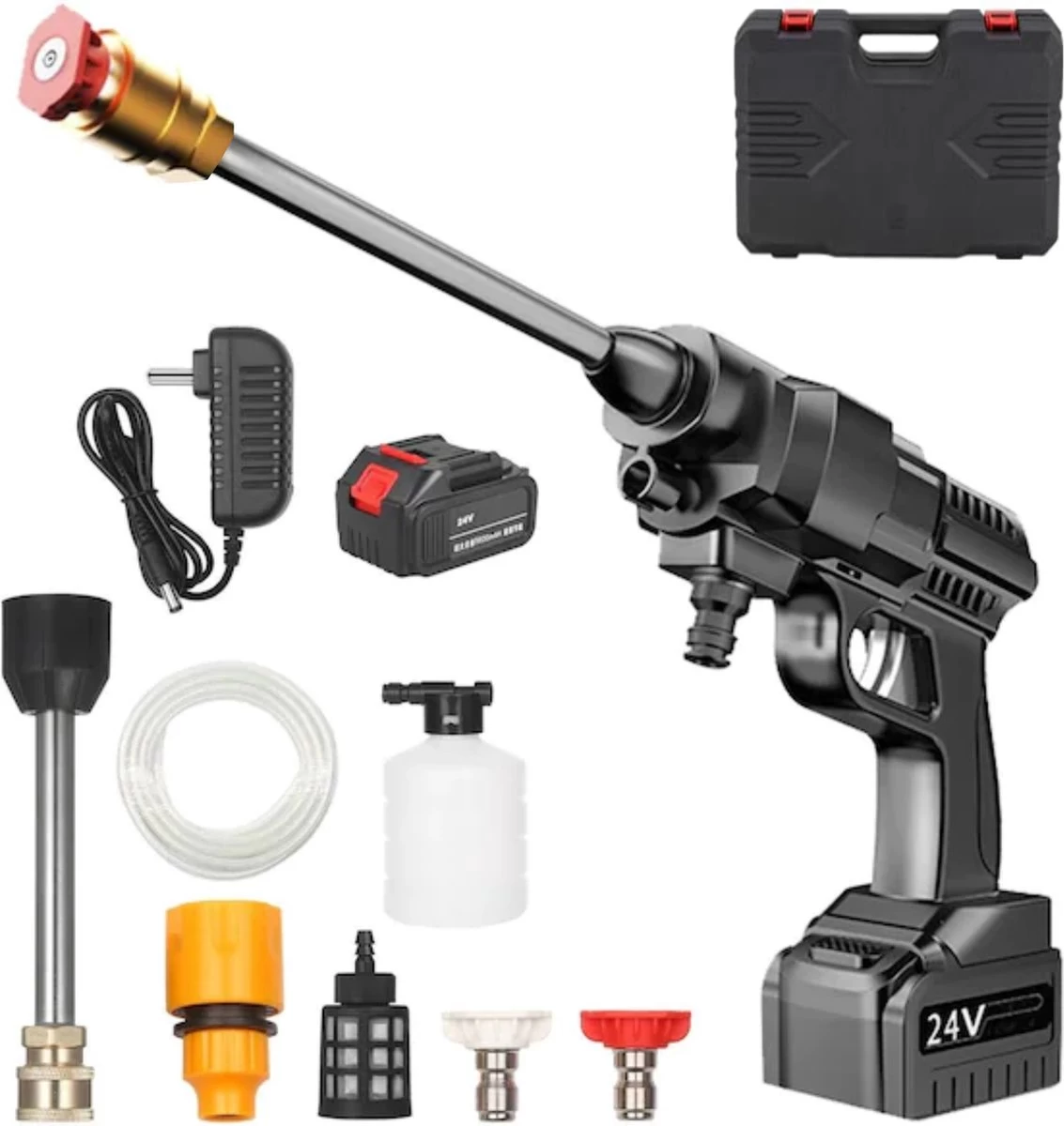 BOTC Universal Hogedrukreiniger - Draagbaar - Auto Wasmachine - Hogedrukreiniger