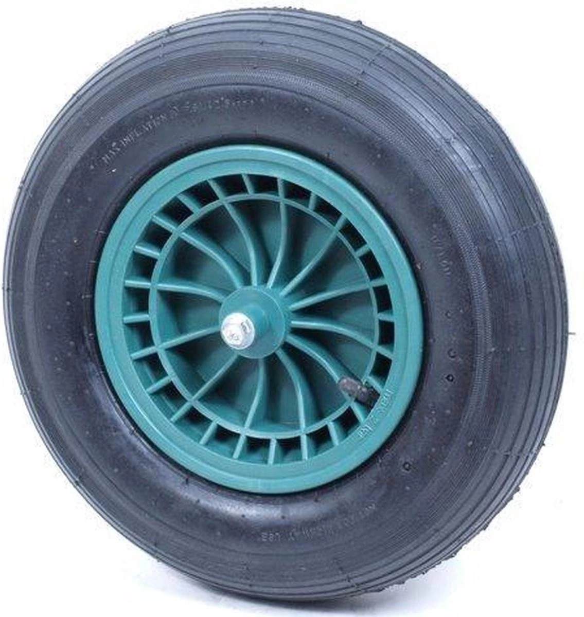 Kruiwagen Wiel 4.00 - 8 Luchtband Lijnprofiel - Asdiameter 20mm