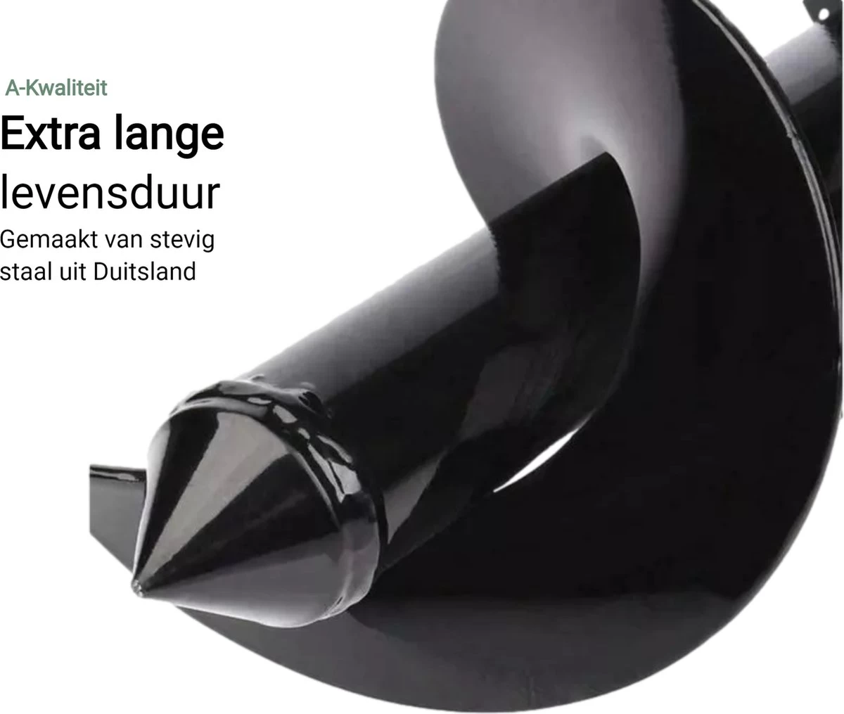 MaatWorkz - Grondboor - 25 CM - Boormachine - Bollenplanter - Moestuin - Palenboor - Boor - Tuin - Afbeelding 3