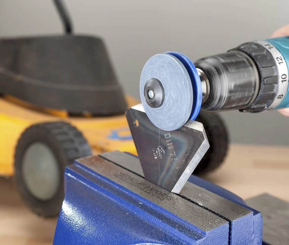 GartenMeister Slijper Voor Tuingereedschap Met Grasmaaierblad En Messenslijper - Afbeelding 5