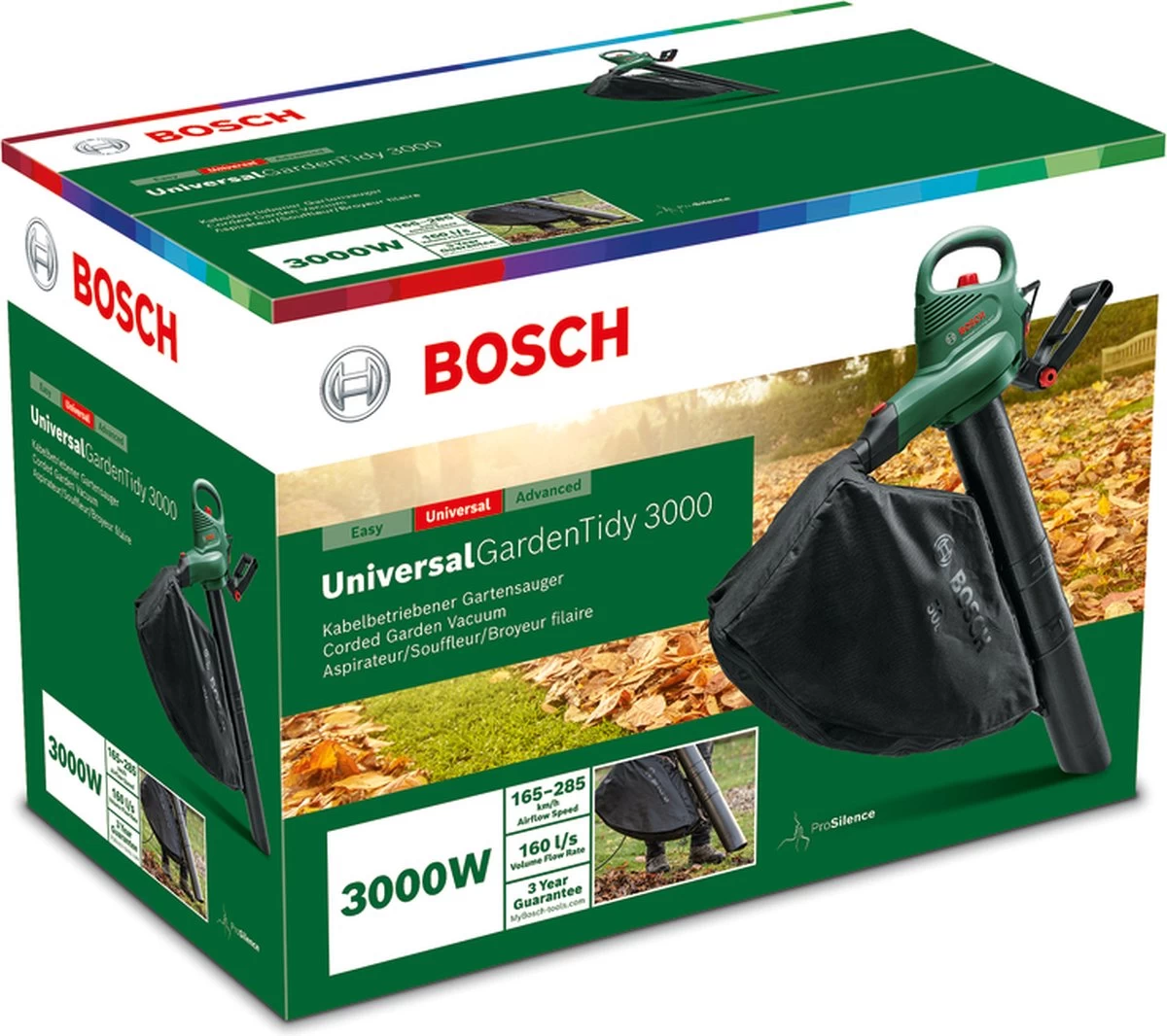 Bosch UniversalGardenTidy 3000 Bladblazer - Op Snoer - 3000 W - Afbeelding 7
