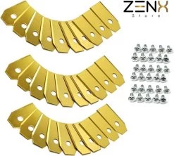 Titanium Robot Grasmaaier Mesjes Voor Husqvarna Automower, Gardena Robotmaaiers