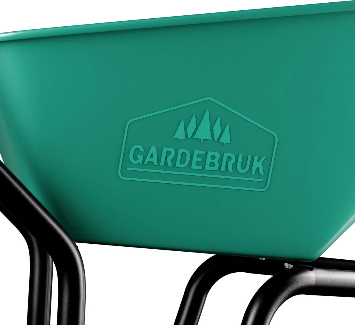 Gardebruk Kruiwagen 100 L - Kunststof Kuip – Tot 150KG Groen - Afbeelding 6