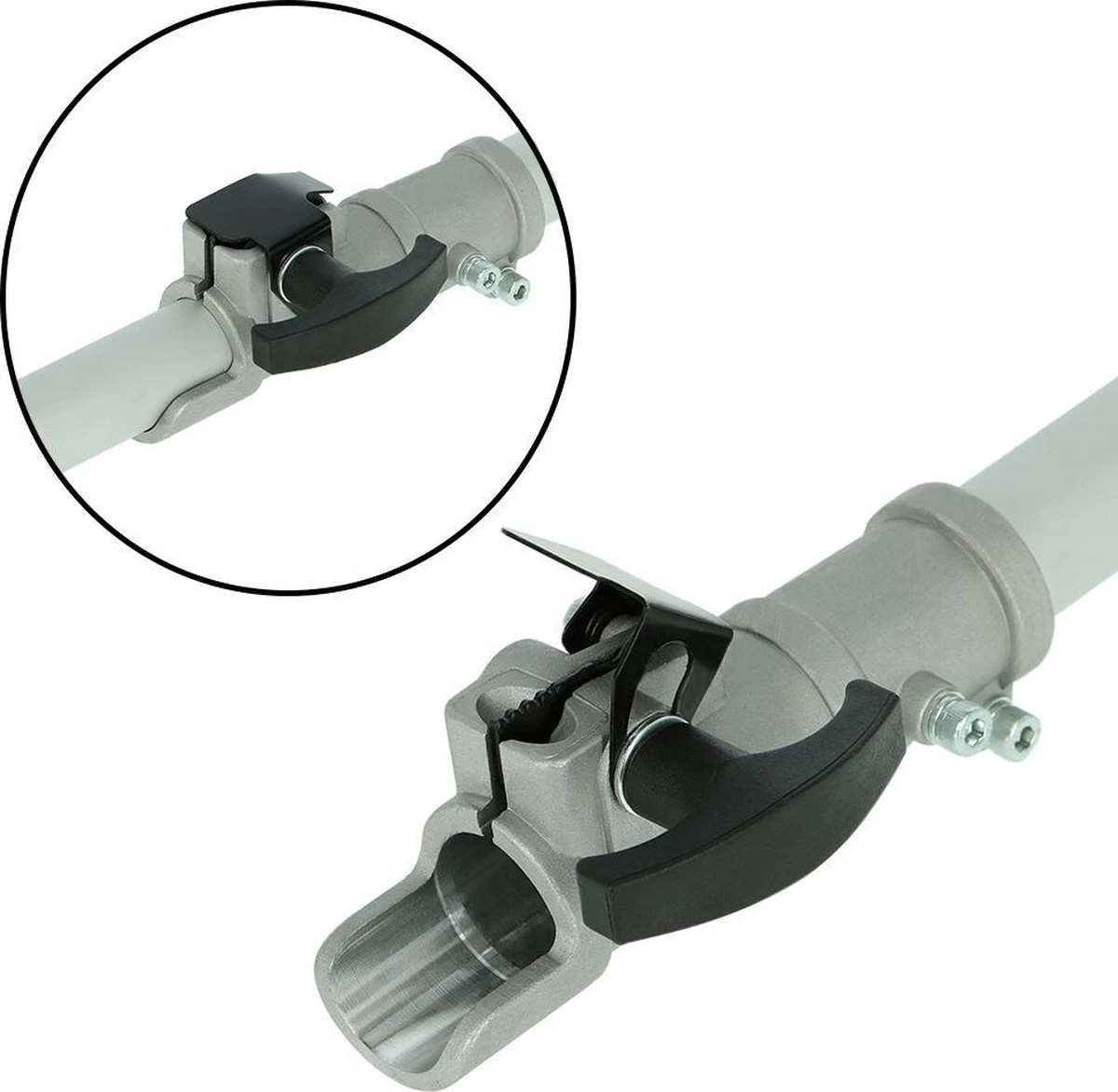 Kibani 6-in-1 Multitool - 52 Cc / 1.9 PK 2-takt Benzine Motor - Heggenschaar, Kettingzaag, Grastrimmer, Maaidraad 100M, Onkruidborstel, Zaagblad, Maaidraad 100 M & Bosmaaier - Afbeelding 5