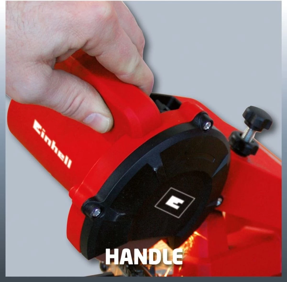 Einhell Kettingslijper GC-CS 85 E (85 W - 5500 /min - Slijphoekverstelling W. Schaal - Kettingspanner - Dieptebegrenzer Incl. Slijpschijf) - Afbeelding 11