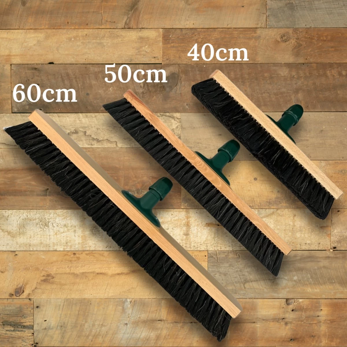 MAUS Classic Bezem Binnen 50cm - Zachte Paardenhaar Zaalveger Van Hout Met Steel - Made In EU -zeer Robuust - Afbeelding 4