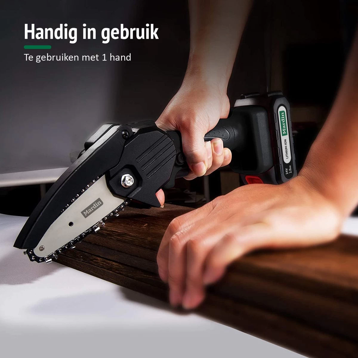 Mardin Mini Kettingzaag Accessoires Set - Snoeizaag - Kettingzaag - Kettingzaag Electrisch - 2x Ketting Plus X2 Zaagblad - Afbeelding 4