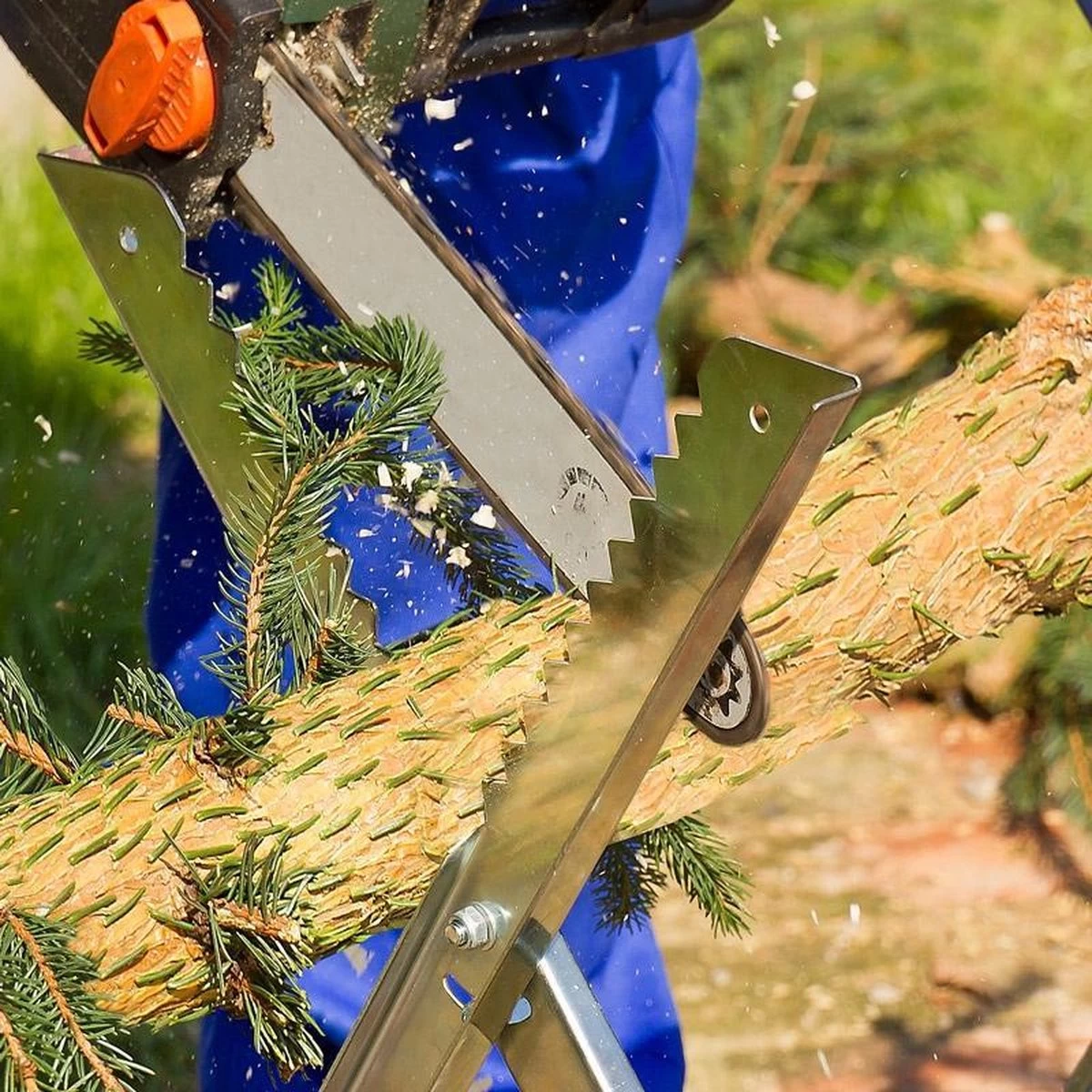 Merkloos Monzana Zaagbok - Metaal Opvouwbaar 83x81x88cm - Zilver - Afbeelding 6