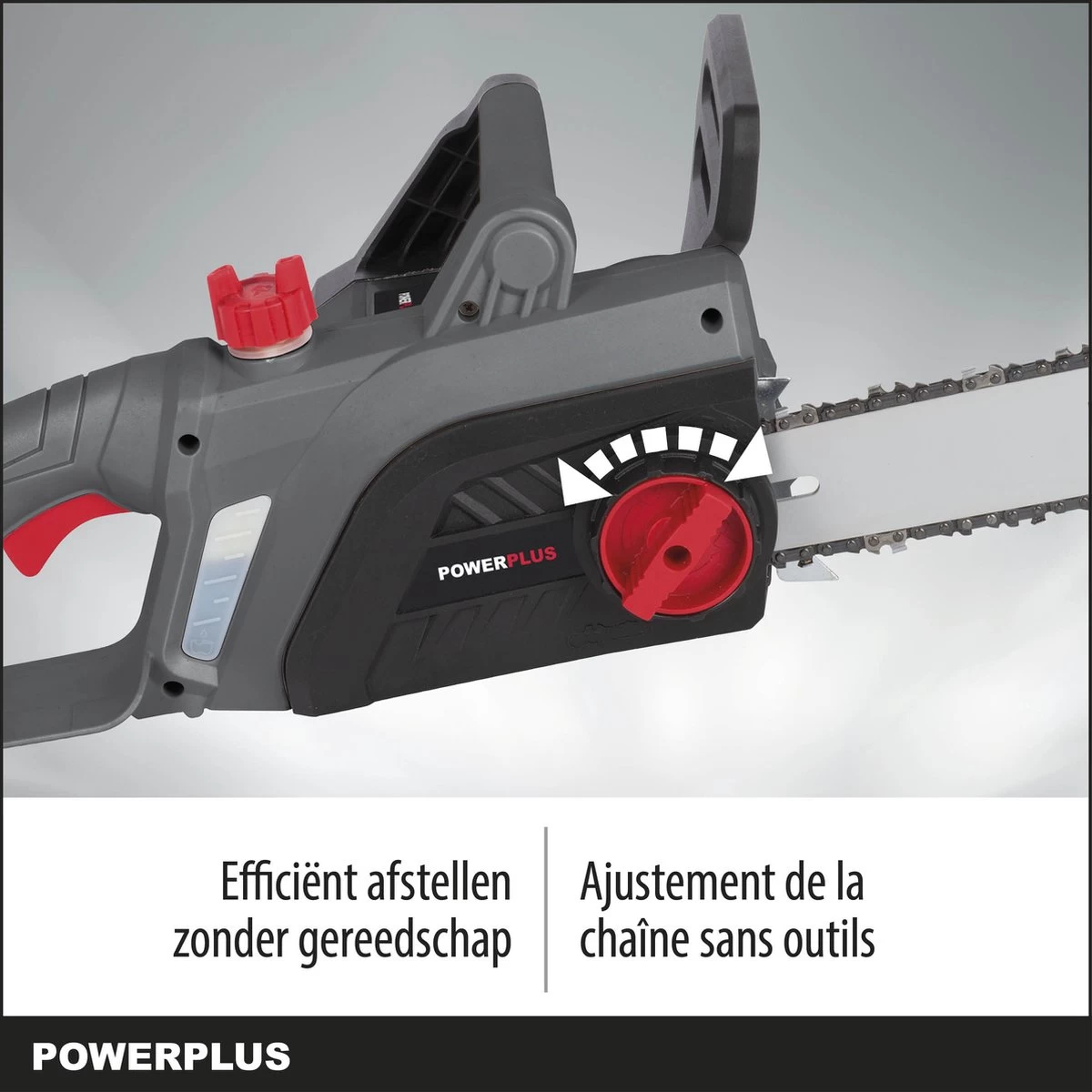 Powerplus POWEG10110 Elektrische Kettingzaag - 2200W - Zwaardlengte 400mm - Automatische Kettingsmering - Incl. 1x Ketting En 1x Zwaard - Afbeelding 4