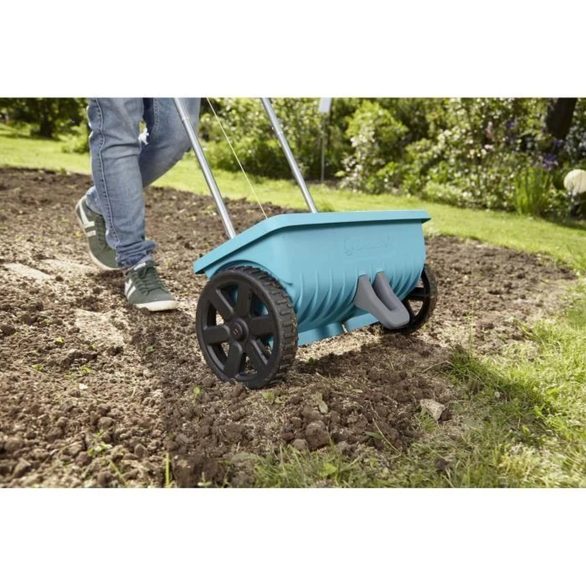 GARDENA - Strooiwagen L - Strooikar - 400m2 - 12.5 Liter - Afbeelding 7