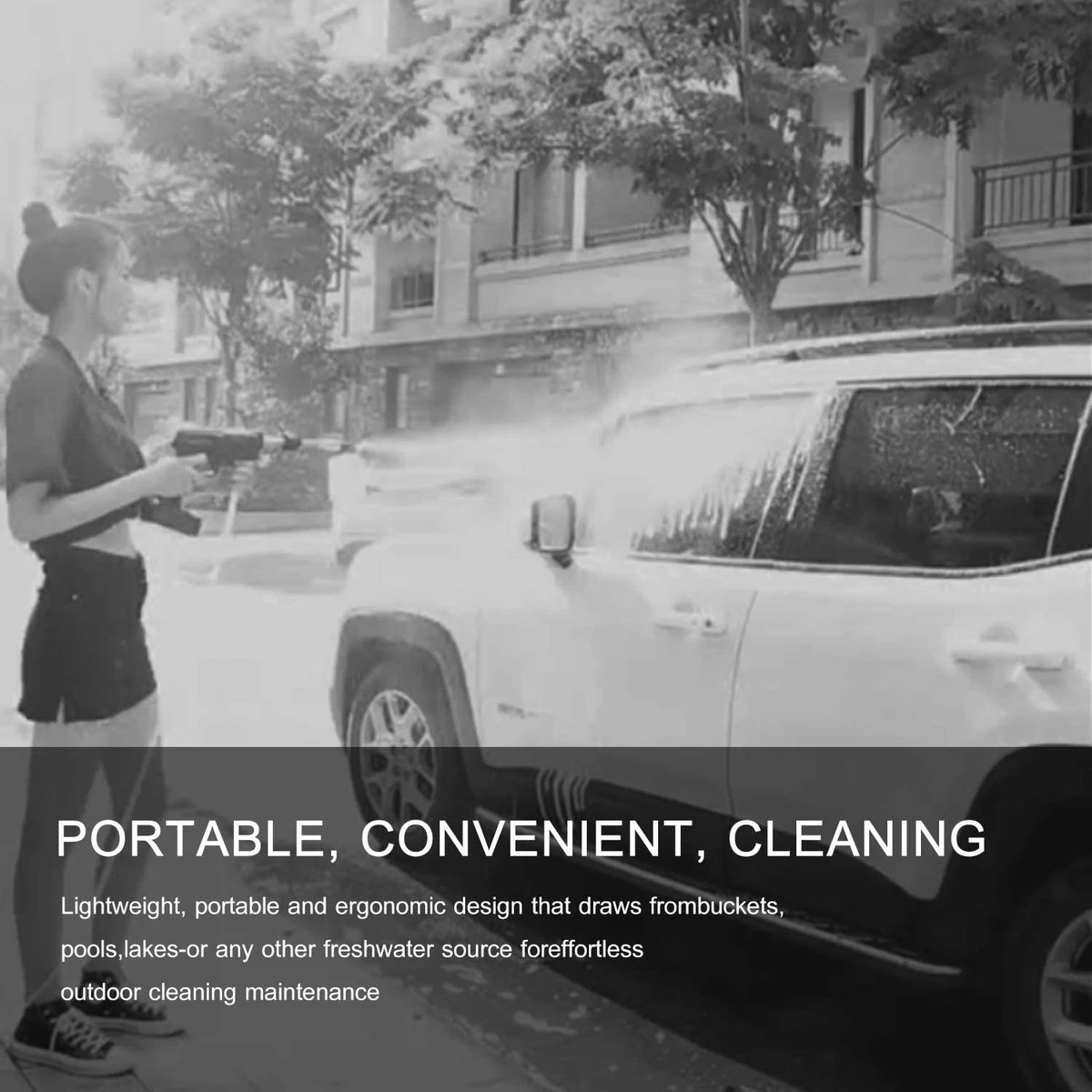BOTC Universal Hogedrukreiniger - Draagbaar - Auto Wasmachine - Hogedrukreiniger - Afbeelding 8