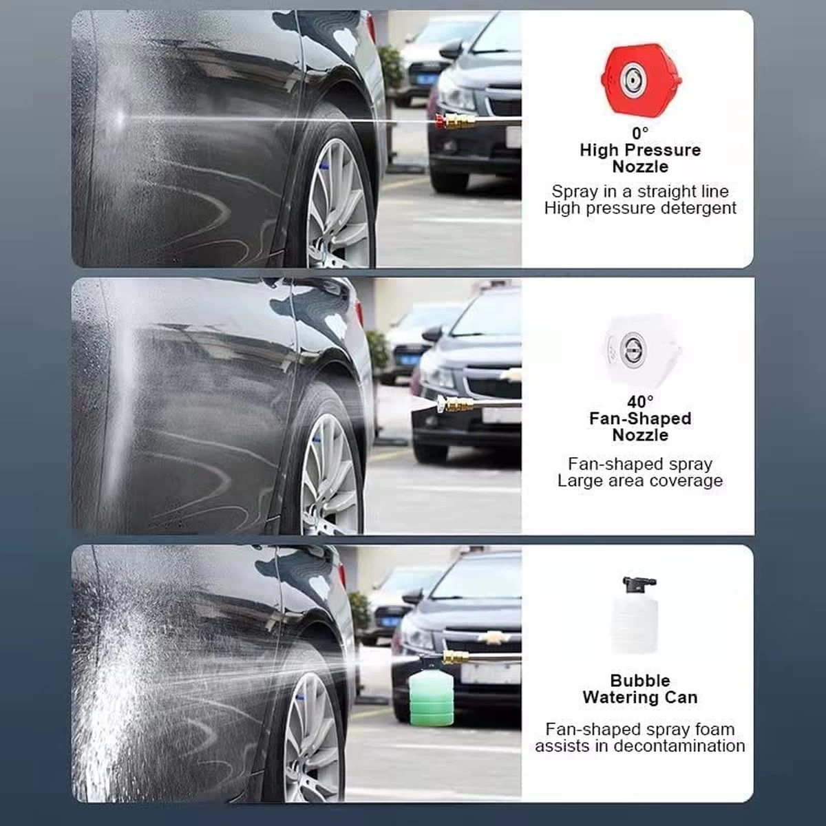 BOTC Universal Hogedrukreiniger - Draagbaar - Auto Wasmachine - Hogedrukreiniger - Afbeelding 10