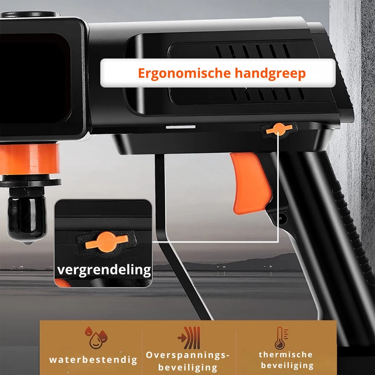 Hogedrukreiniger - Draagbaar - Auto Wasmachine - Hogedrukreiniger - Afbeelding 2