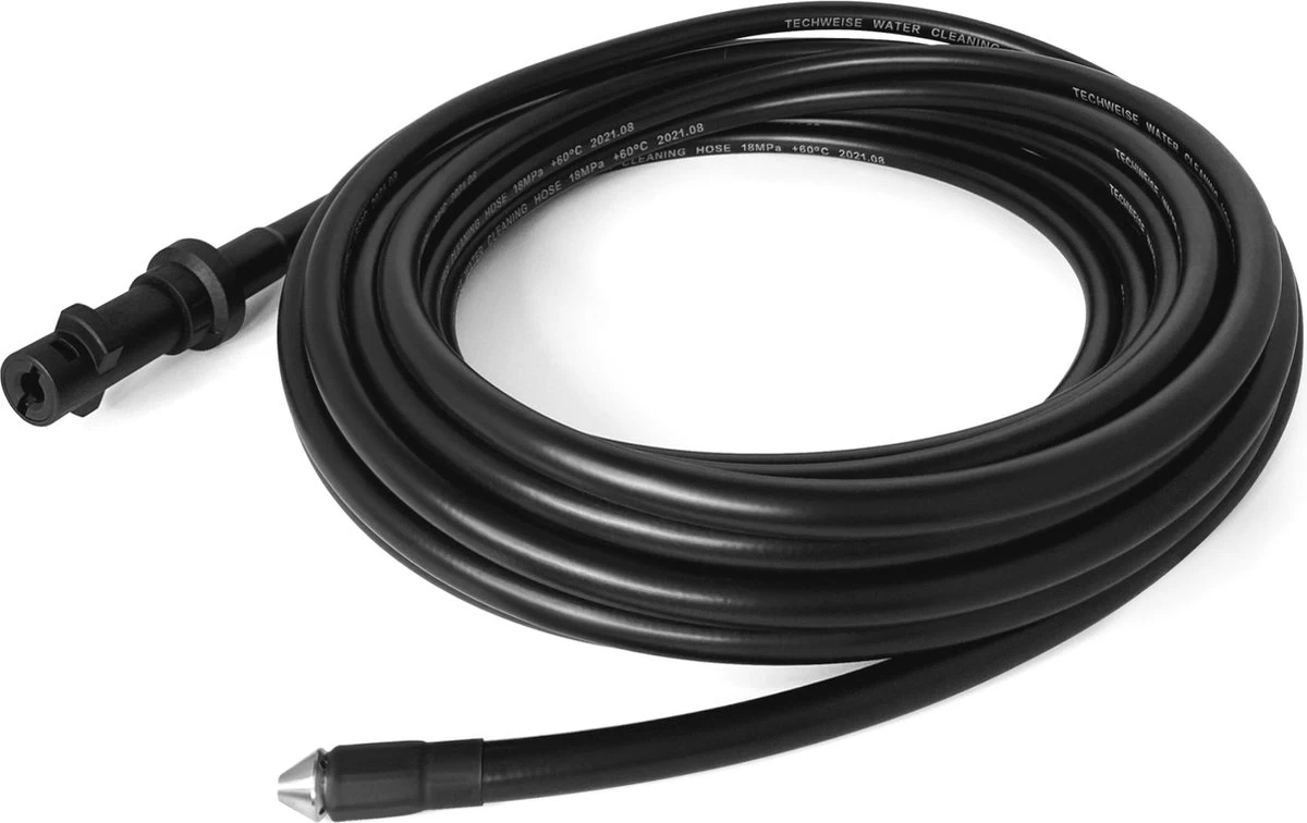 Techweise - Rioolslang Voor Kärcher K2 T/m K7 - 15M - Met Voorwaartse Hogedruksproeiers - Afbeelding 4
