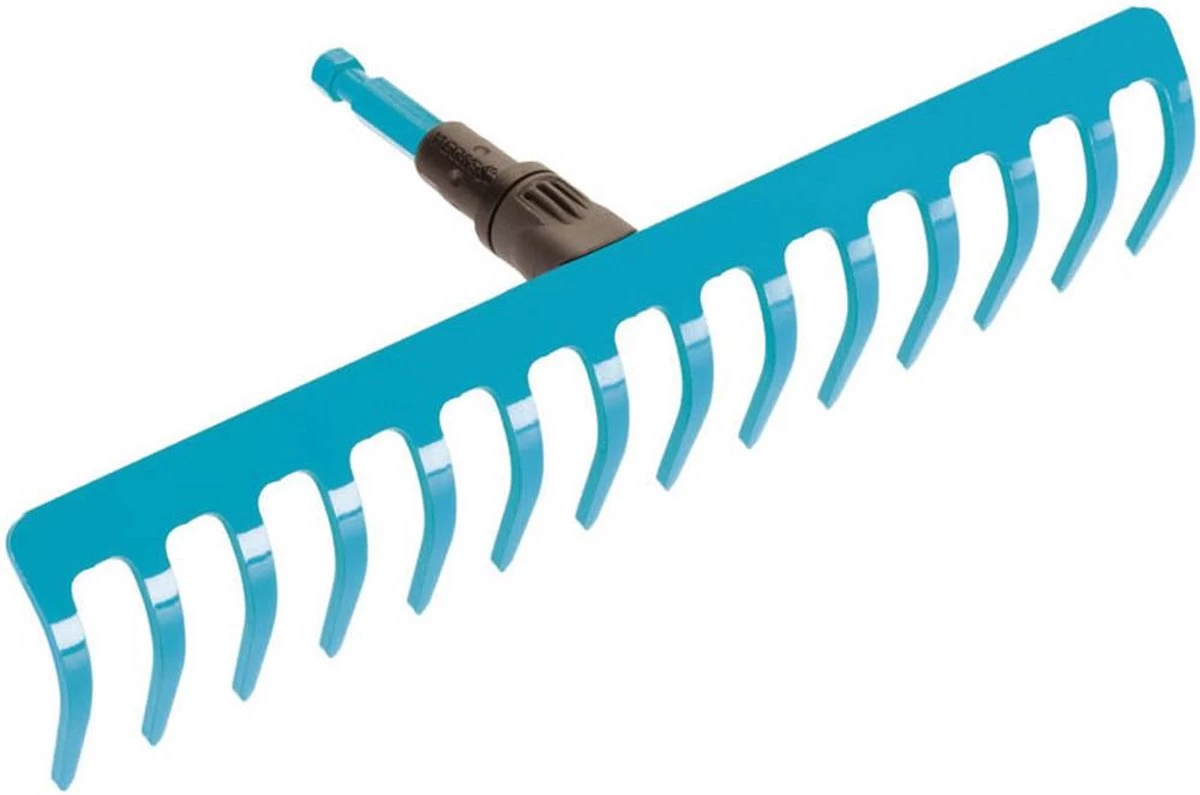 GARDENA Combisysteem Hark 14 Tands Hark - Werkbreedte 36 Cm - Aanbevolen Steellengte 150 Cm - Afbeelding 4