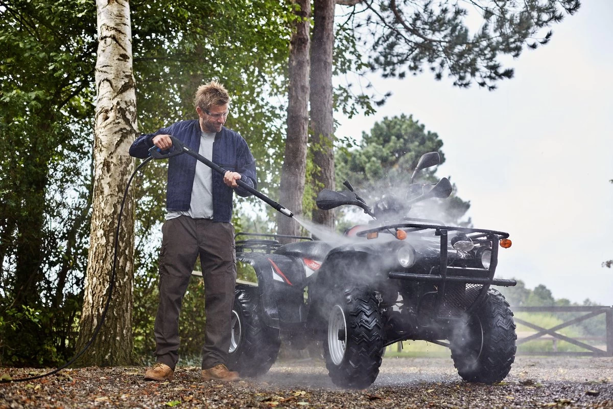 NILFISK PREMIUM 180-10 HOGEDRUKREINIGER 180 BAR 10 METER GEWAPENDE WATERSLANG HASPEL BAJONET AANSLUITINGEN GEINTEGREERDE REINIGINGSTANK 5 JAAR GARANTIE - Afbeelding 6