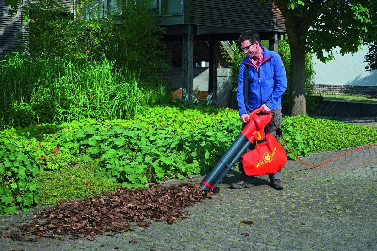 WOLF-Garten Elektrische Bladblazer LBV 2600 E - Motor 2600 Watt - Opvangzak 50 Liter - Reductie Ratio 10:1 - Afbeelding 9