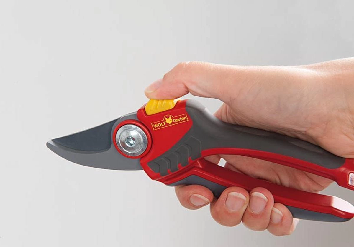 WOLF-Garten Snoeischaar "Premium Plus" RR 4000 - Max. Knipdiameter 22 Mm - Links- En Rechtshandige - Softinleg Handgreep - Snijhoek 30° - Voor Grote Handen - Vervangbare Messen - Afbeelding 5
