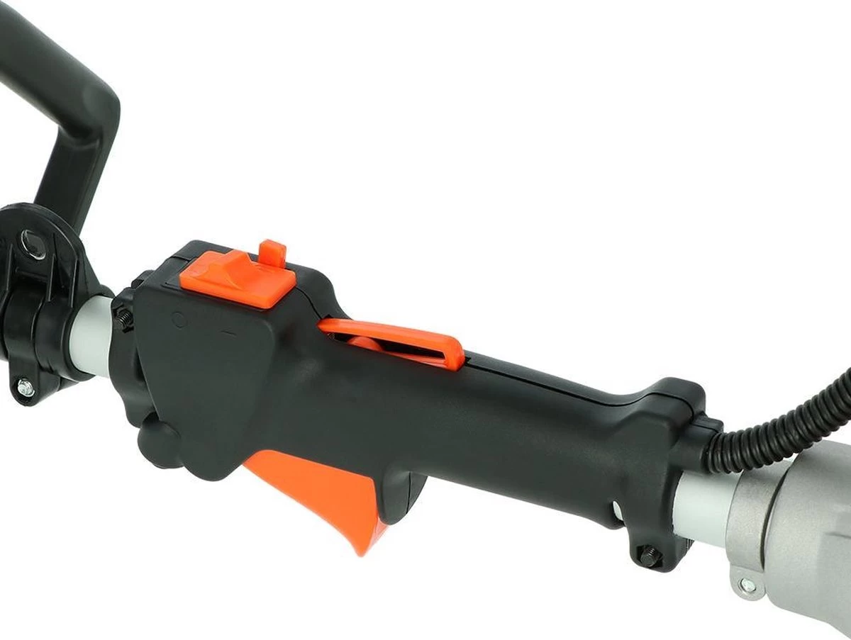 Kibani 6-in-1 Multitool - 52 Cc / 1.9 PK 2-takt Benzine Motor - Heggenschaar, Kettingzaag, Grastrimmer, Maaidraad 100M, Onkruidborstel, Zaagblad, Maaidraad 100 M & Bosmaaier - Afbeelding 15