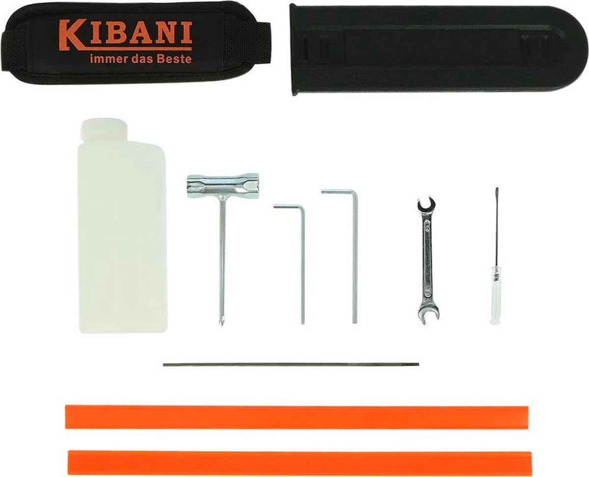 Kibani 6-in-1 Multitool - 52 Cc / 1.9 PK 2-takt Benzine Motor - Heggenschaar, Kettingzaag, Grastrimmer, Maaidraad 100M, Onkruidborstel, Zaagblad, Maaidraad 100 M & Bosmaaier - Afbeelding 6