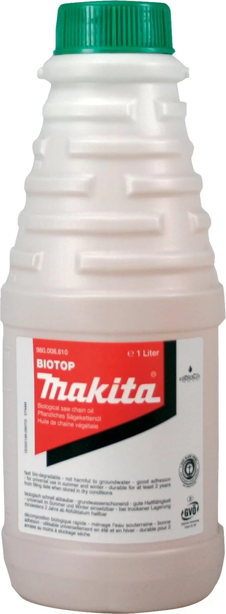 Makita 980008610 | Biotop Olie Voor Kettingzaag - 1L - Afbeelding 2