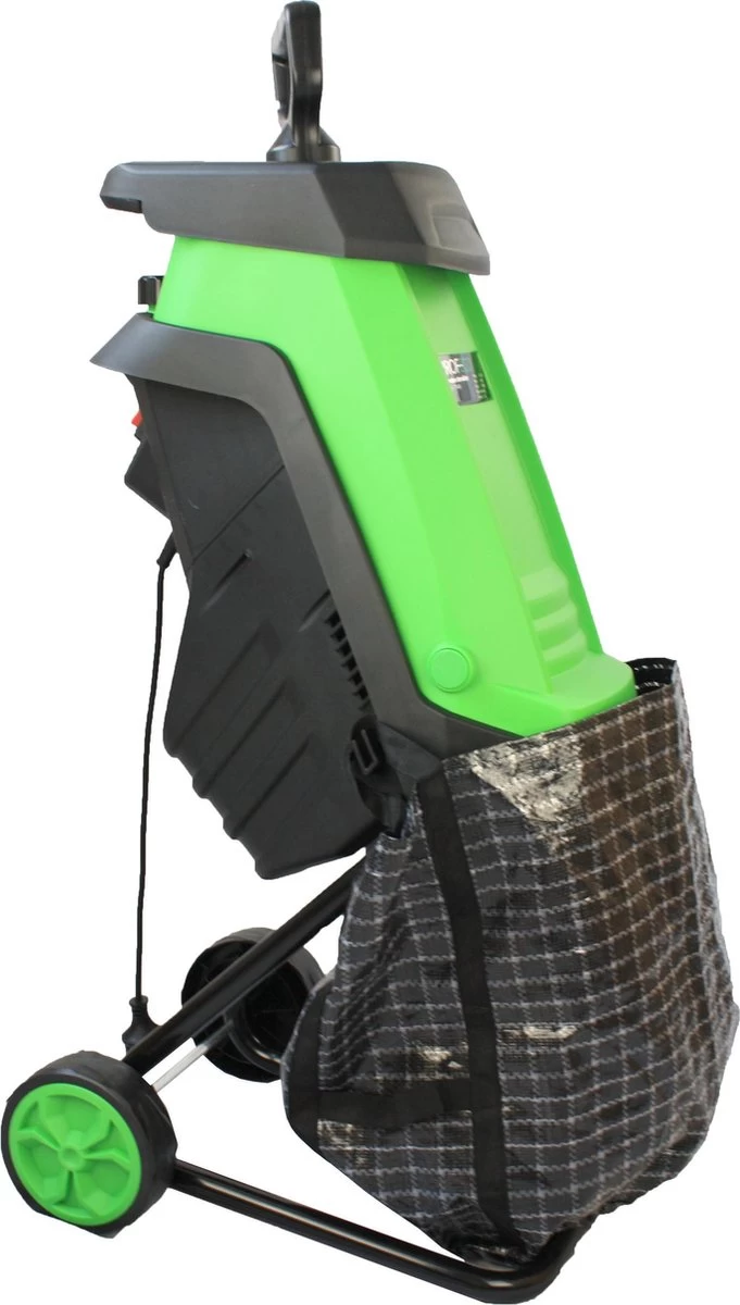 Profeco Stille Hakselaar 2000W - Tuinhakselaar - Versnipperaar Voor 45mm Takdikte - Incl. 50 Liter Opvangzak En Veilige Duwstok - Afbeelding 7