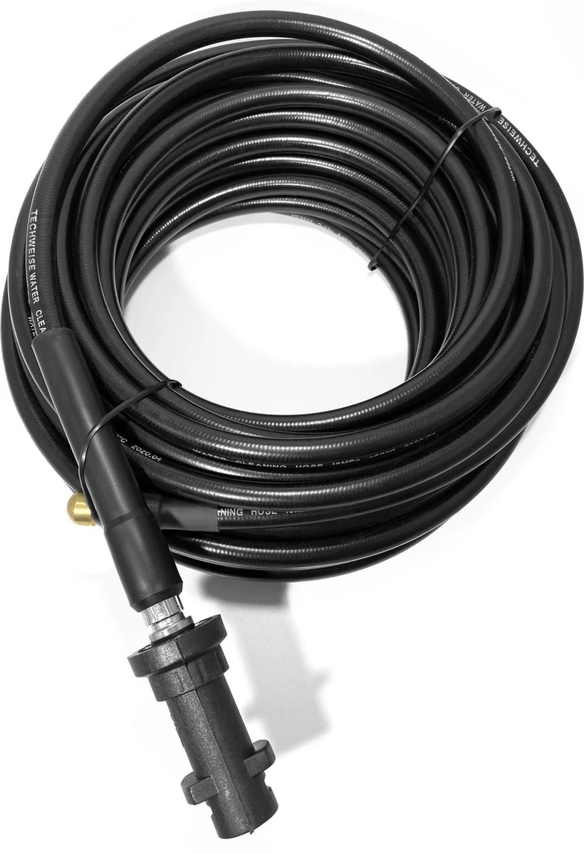 Techweise - Rioolslang Voor Kärcher K2 T/m K7 - 10M - Met Vier Achterwaartse Hogedruksproeiers - Afbeelding 4