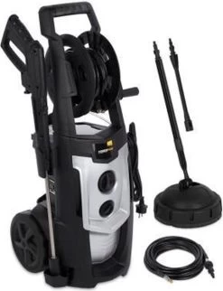Powerplus POWXG90420 Hogedrukreiniger - 2200W - Max. 175 Bar - 450 L/h - Incl. 8m Slang, Terrasreiniger En Accessoires - Reiniger Voor Auto, Fiets En Meubelen