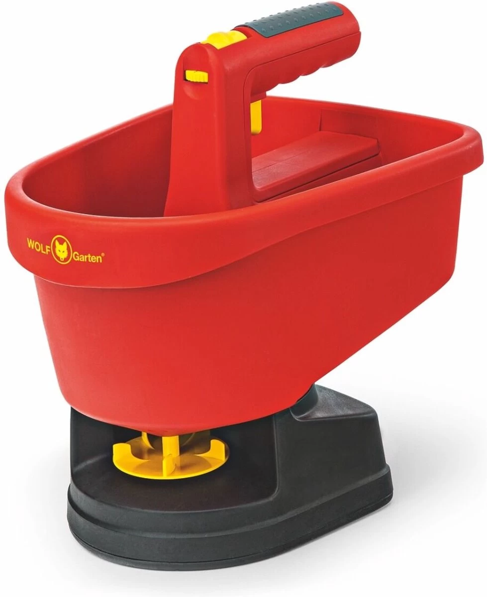 WOLF-Garten Universele Handstrooier WE-B - Strooibreedte Instelbaar 0.5 M-2.5m - Batterij Aandrijving - Inhoud 3 Liter - Afbeelding 7